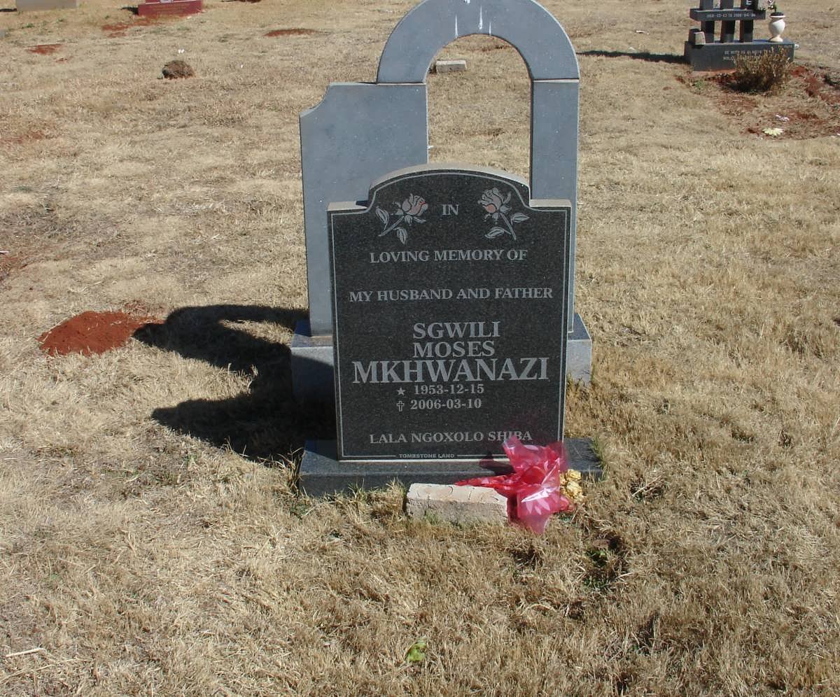 MKHWANAZI Sgwili Moses 1953-2006