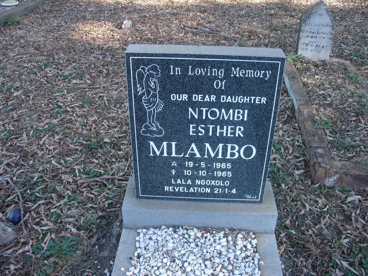 MLAMBO Ntombi Esther 1965-1965