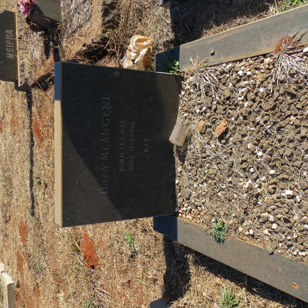 MLANGENI Iliza 1923-1956