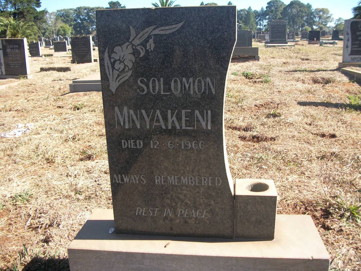 MNYAKENI Solomon -1966
