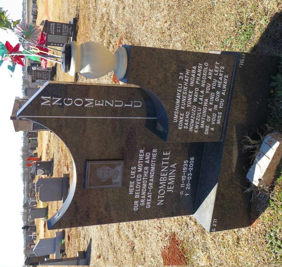 MNGOMEZULU Ntombentle Jemina 1935-2006