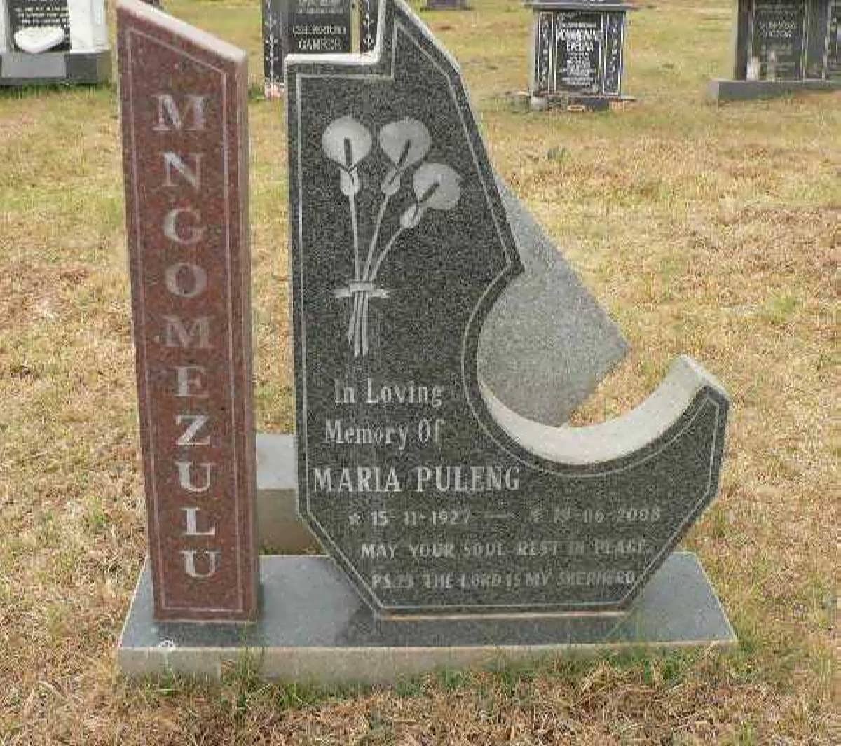 MNGOMEZULU Maria Puleng 1927-2008