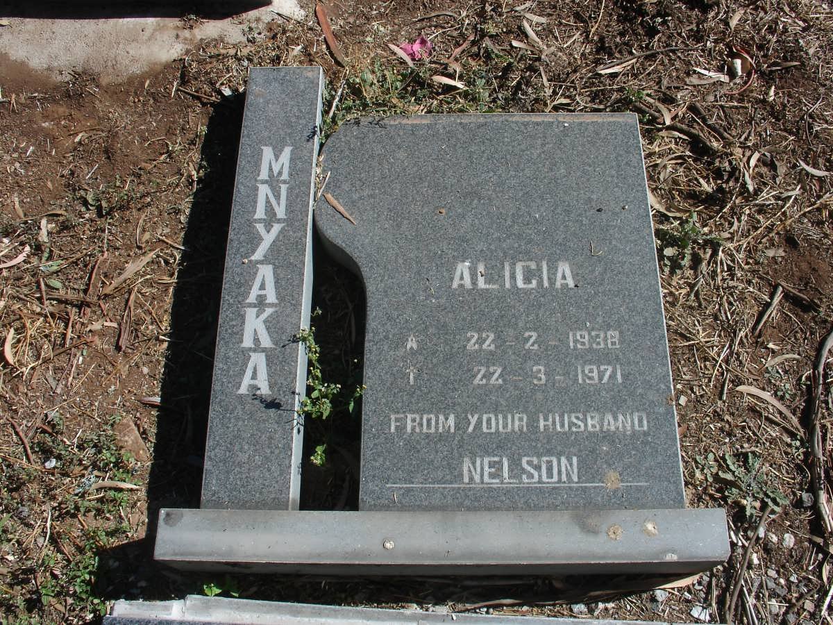 MNYAKA Alica 1938-1971