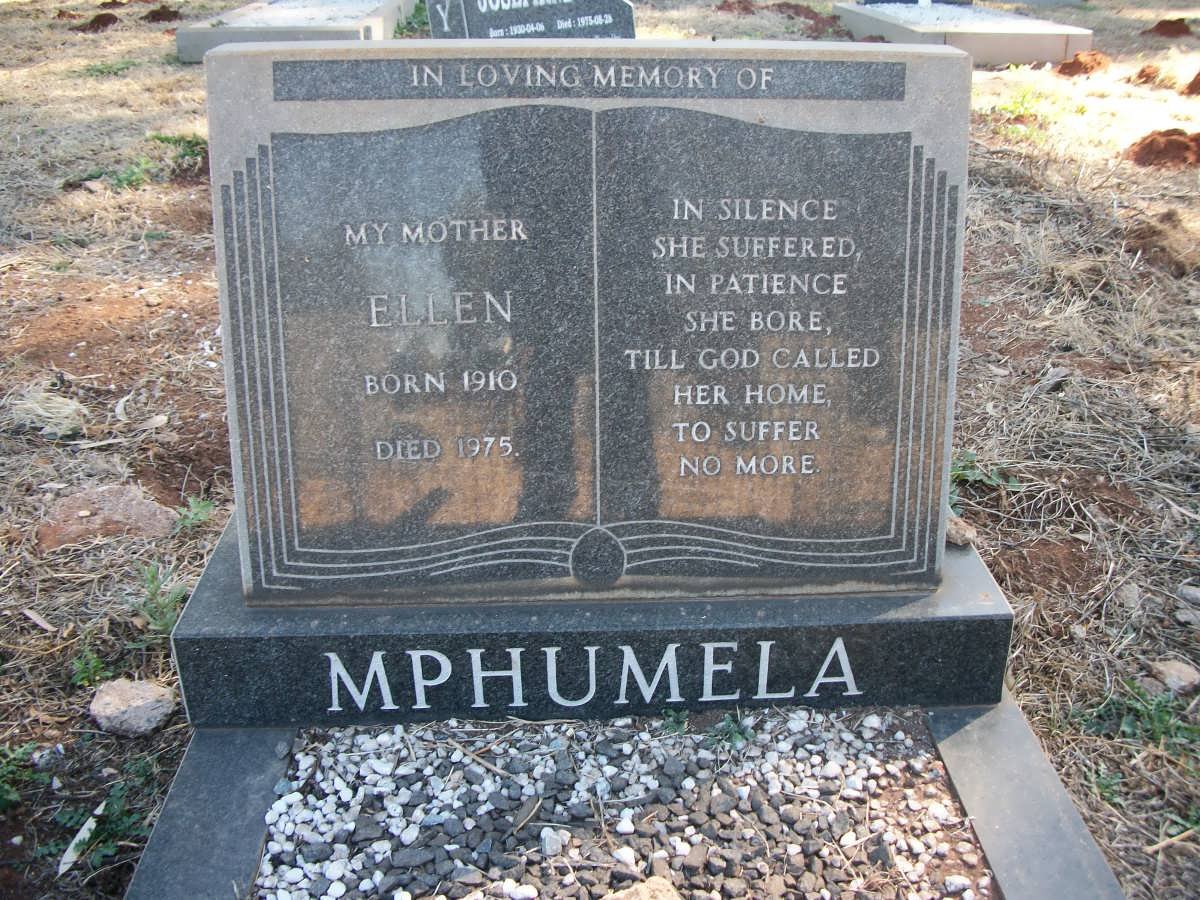 MPHUMELA Ellen 1910-1975
