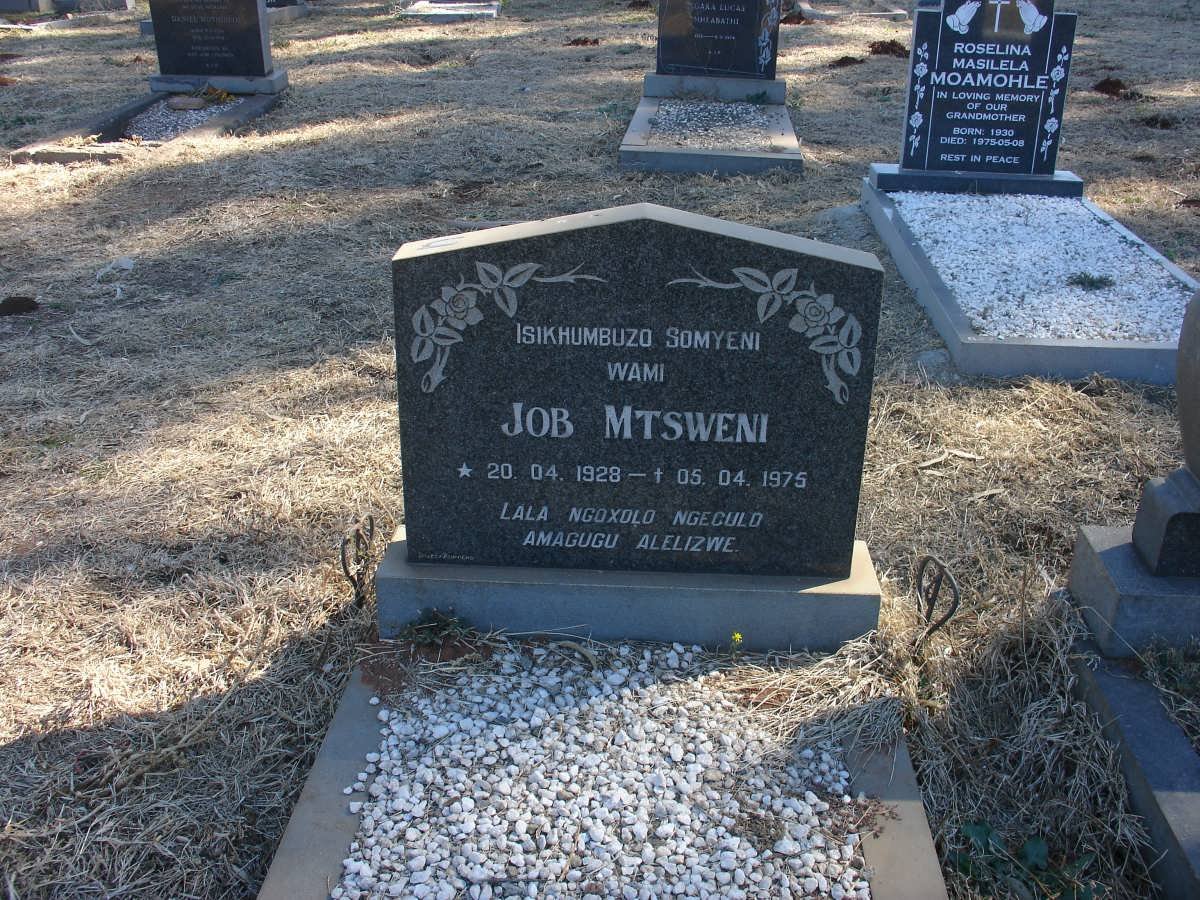 MTSWENI Job 1928-1975