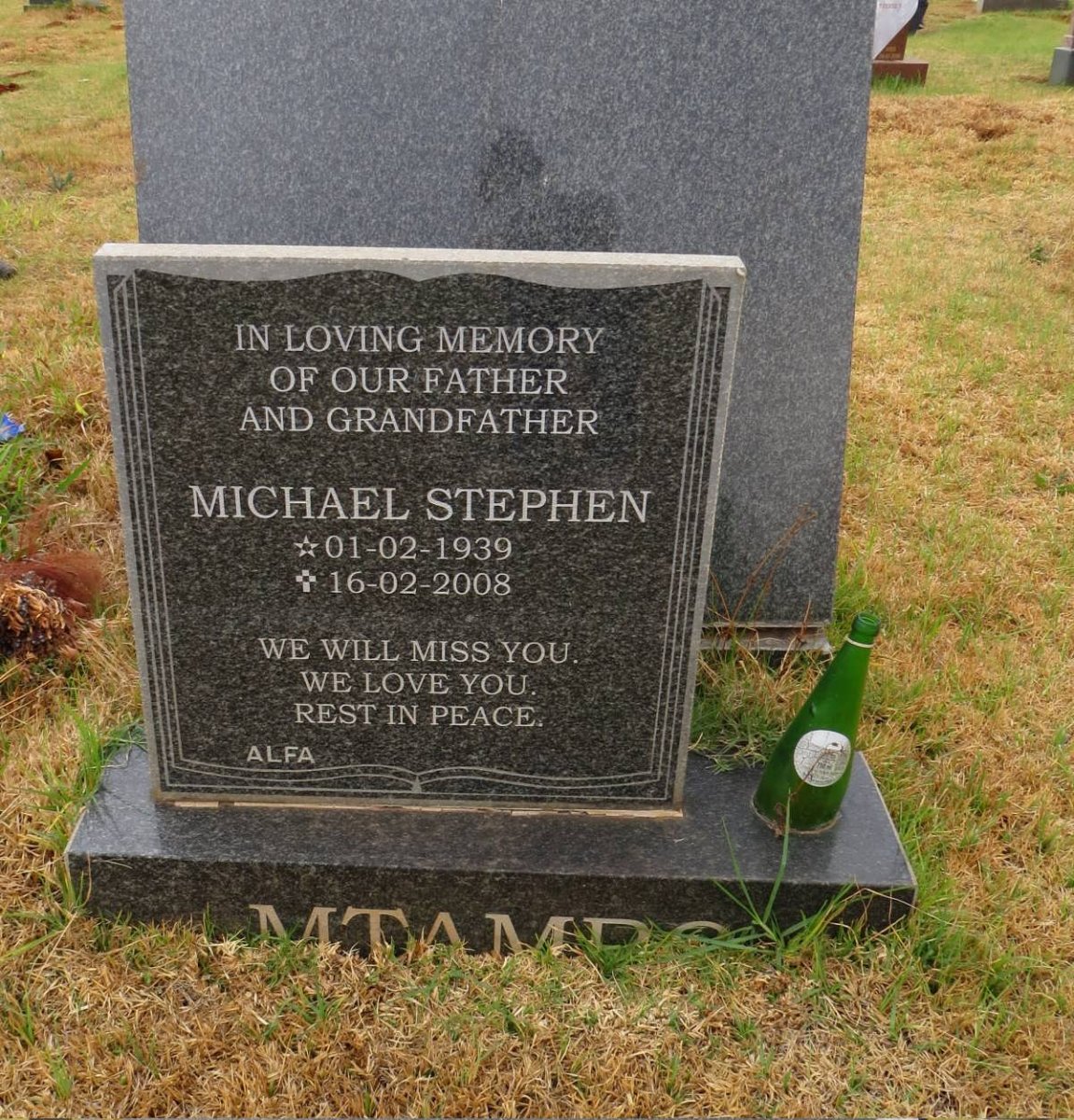 MTAMBO Michael Stephen 1939-2008