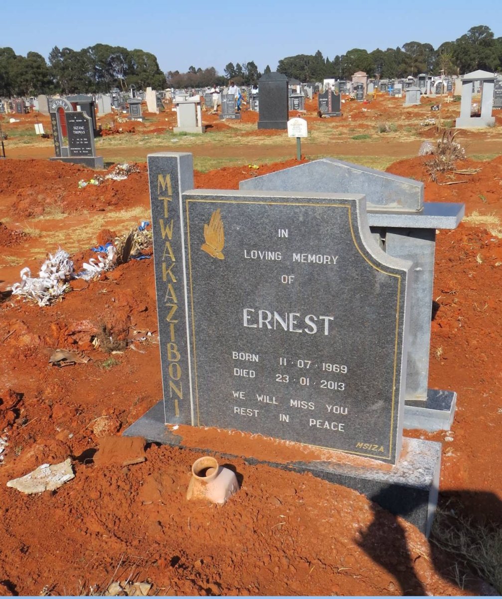 MTWAKAZIBONI Ernest 1969-2013