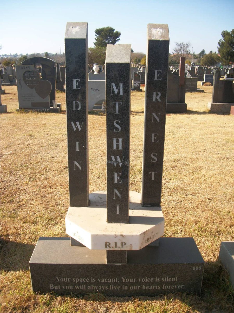 MTSHWENI Edwin Ernest ????-1999