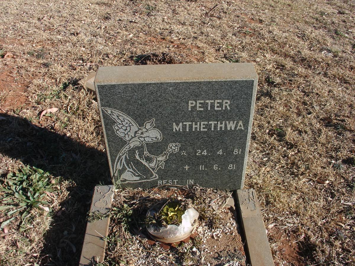 MTHETHWA Peter 1981-1981