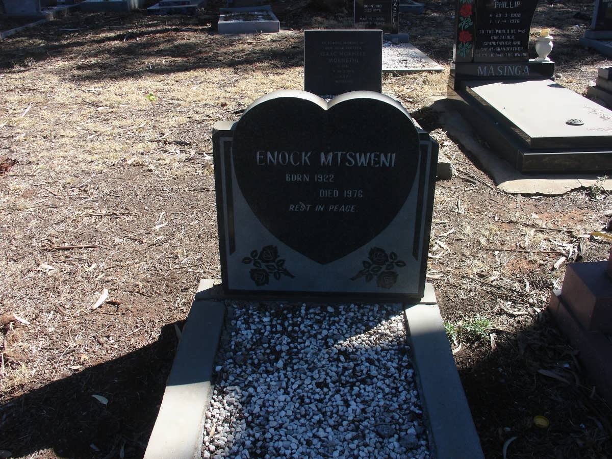 MTSWENI Enock 1922-1976