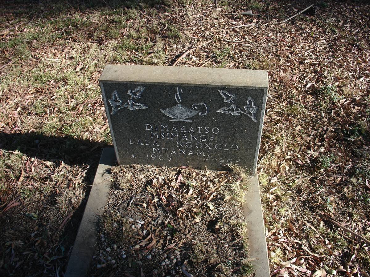 MTANAMI Dimakatso Msimango 1963-1965