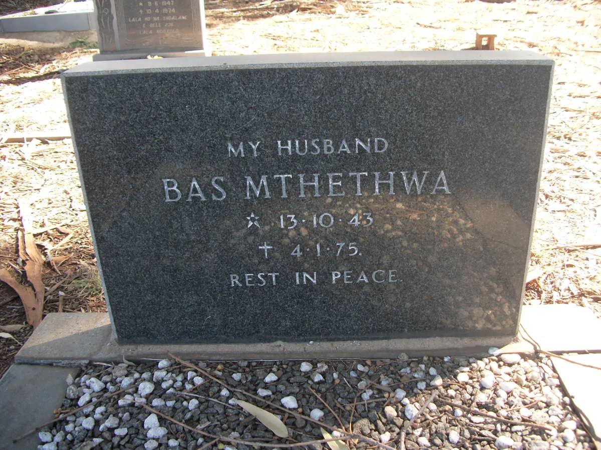 MTHETHWA Bas 1943-1975