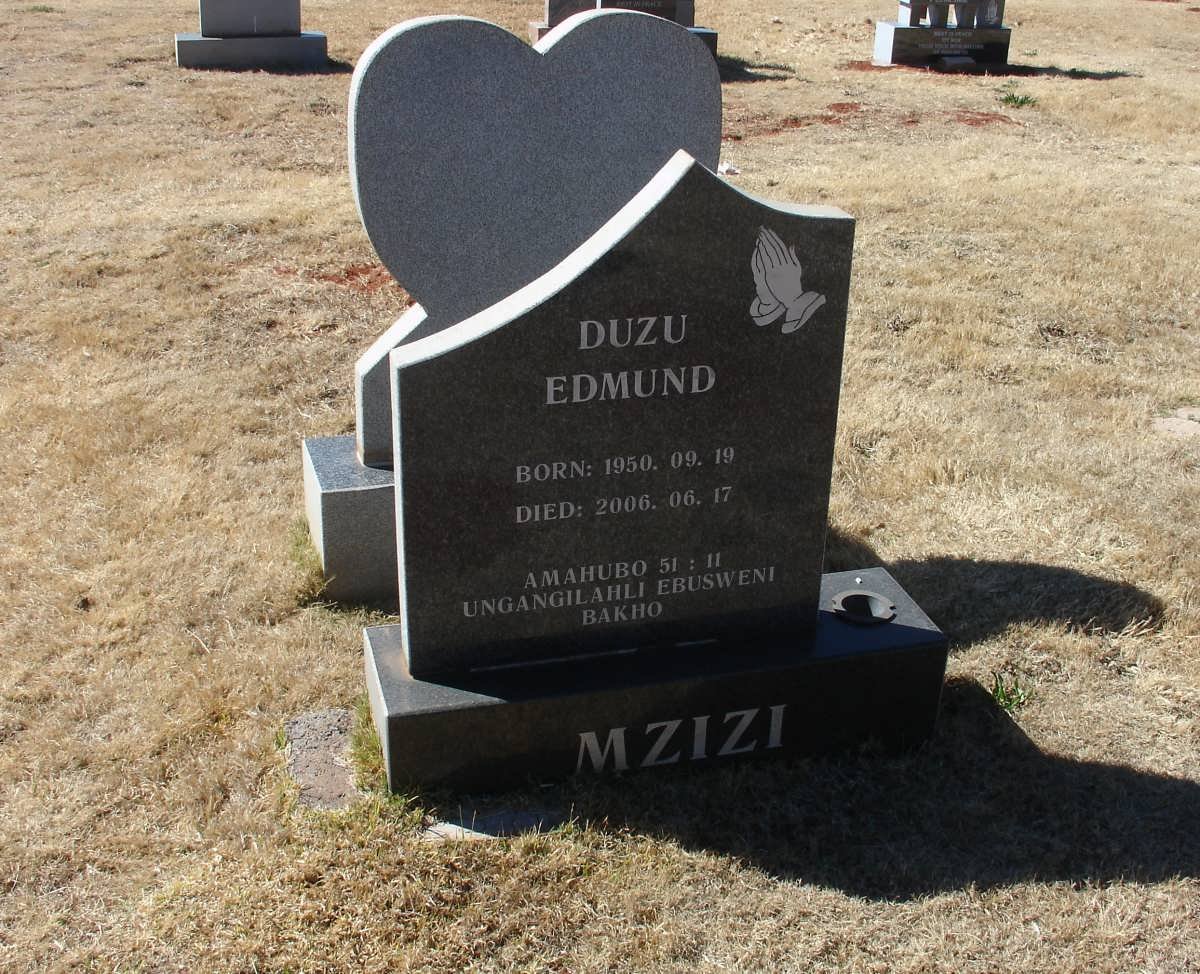 MZIZI Duzu Edmund 1950-2006