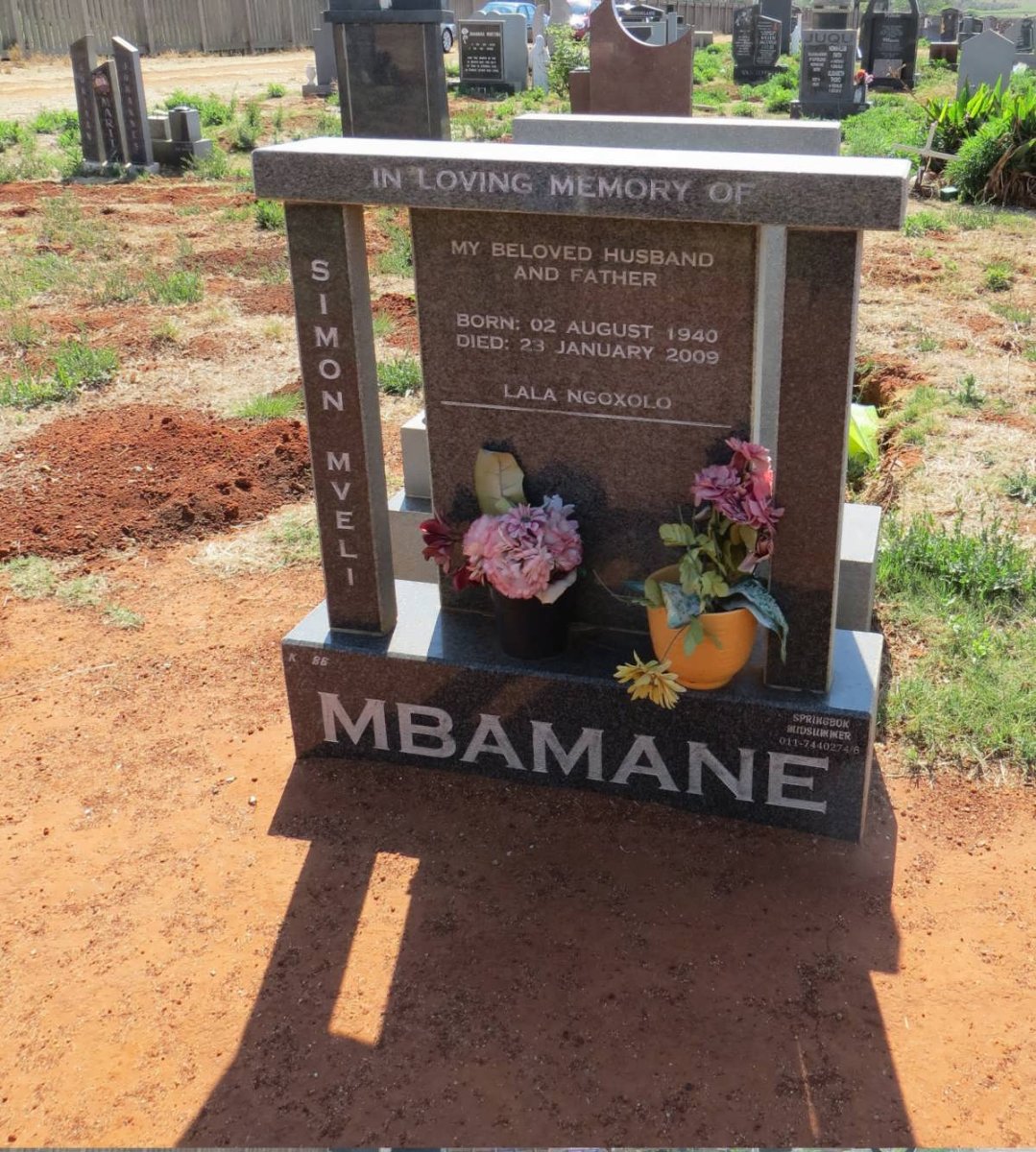 MBAMANE Simon Mveli 1940-2009