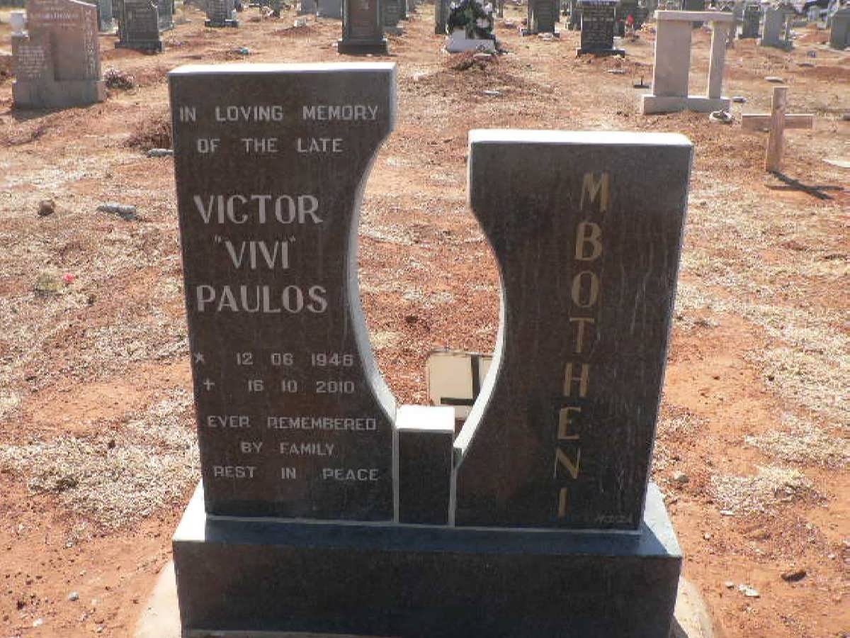 MBOTHENI Victor Paulos 1946-2010