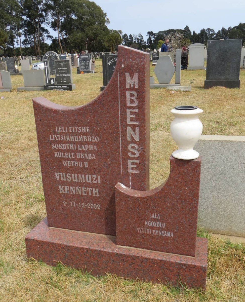 MBENSE Vusumuzi Kenneth -2002