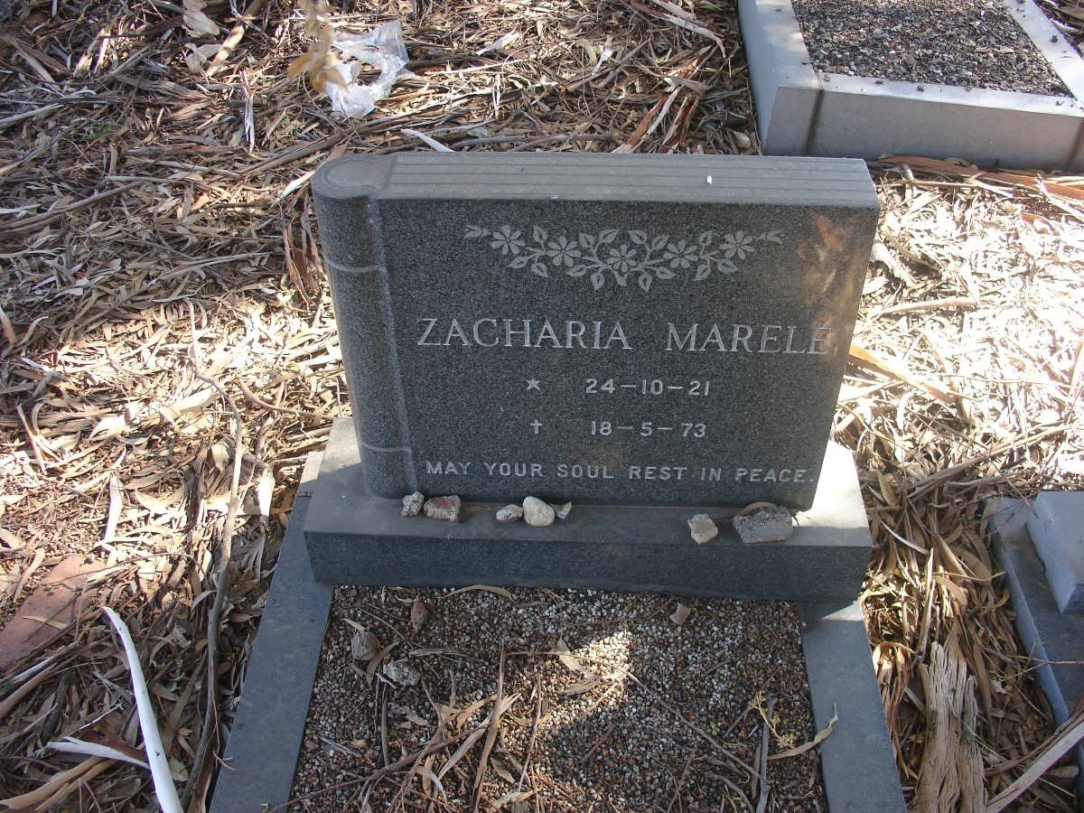 MARELE Zacharia 1921-1973