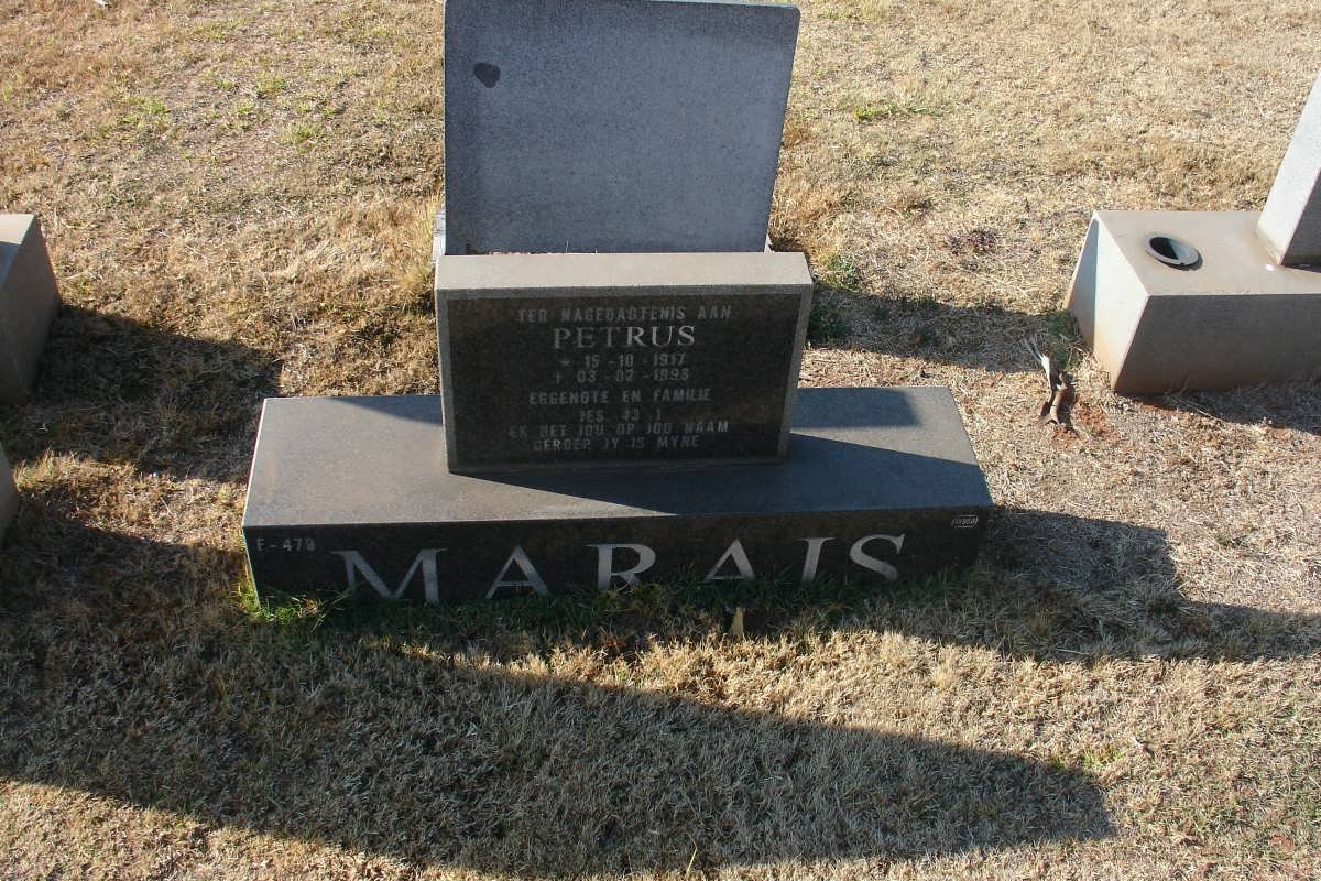 MARAIS Petrus 1917-1998
