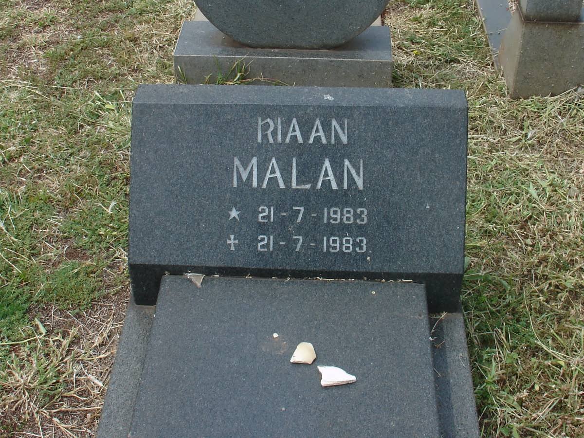 MALAN Riaan 1983-1983