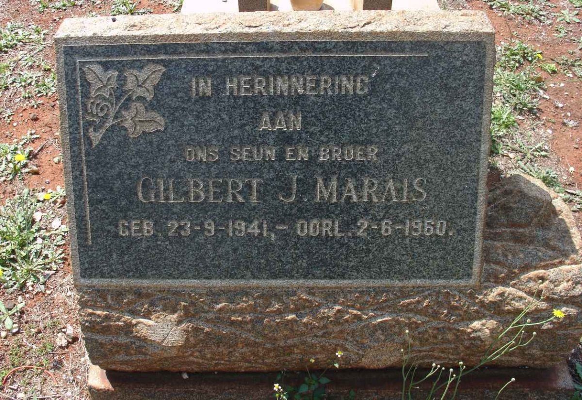 MARAIS Gilbert J. 1941-1960