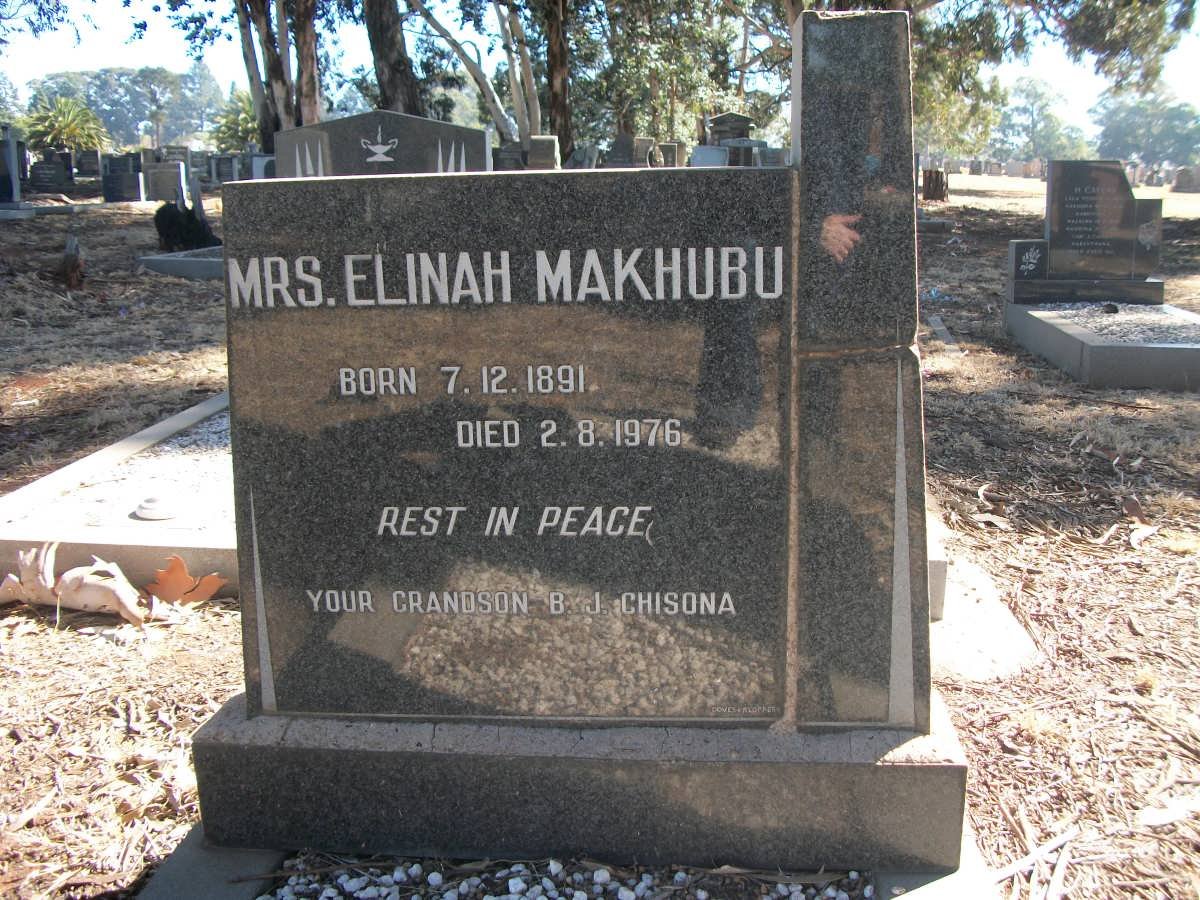 MAKHUBU Elinah -1976