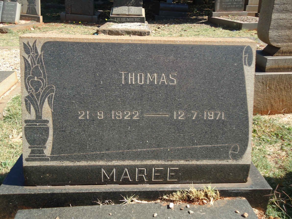 MAREE Thomas 1922-1971