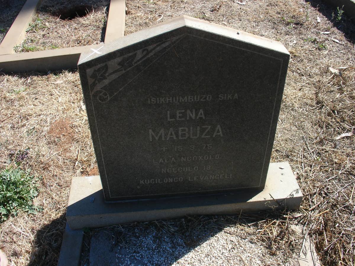 MABUZA Lena -1975