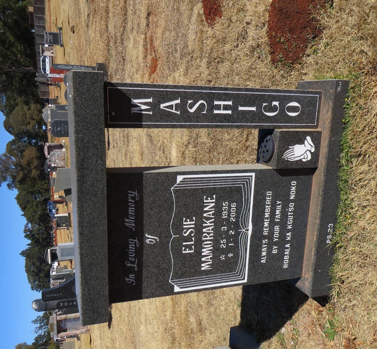 MASHIGO Elsie Mamorakane 1935-2006