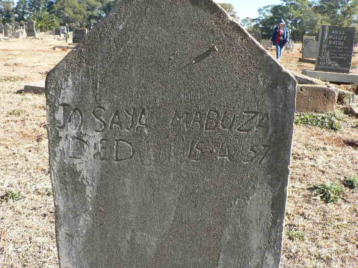 MABUZA Josaya -1957