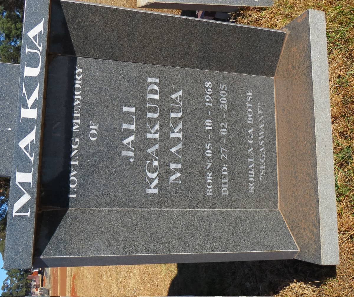 MAKUA Jali Kgakudi 1968-2005