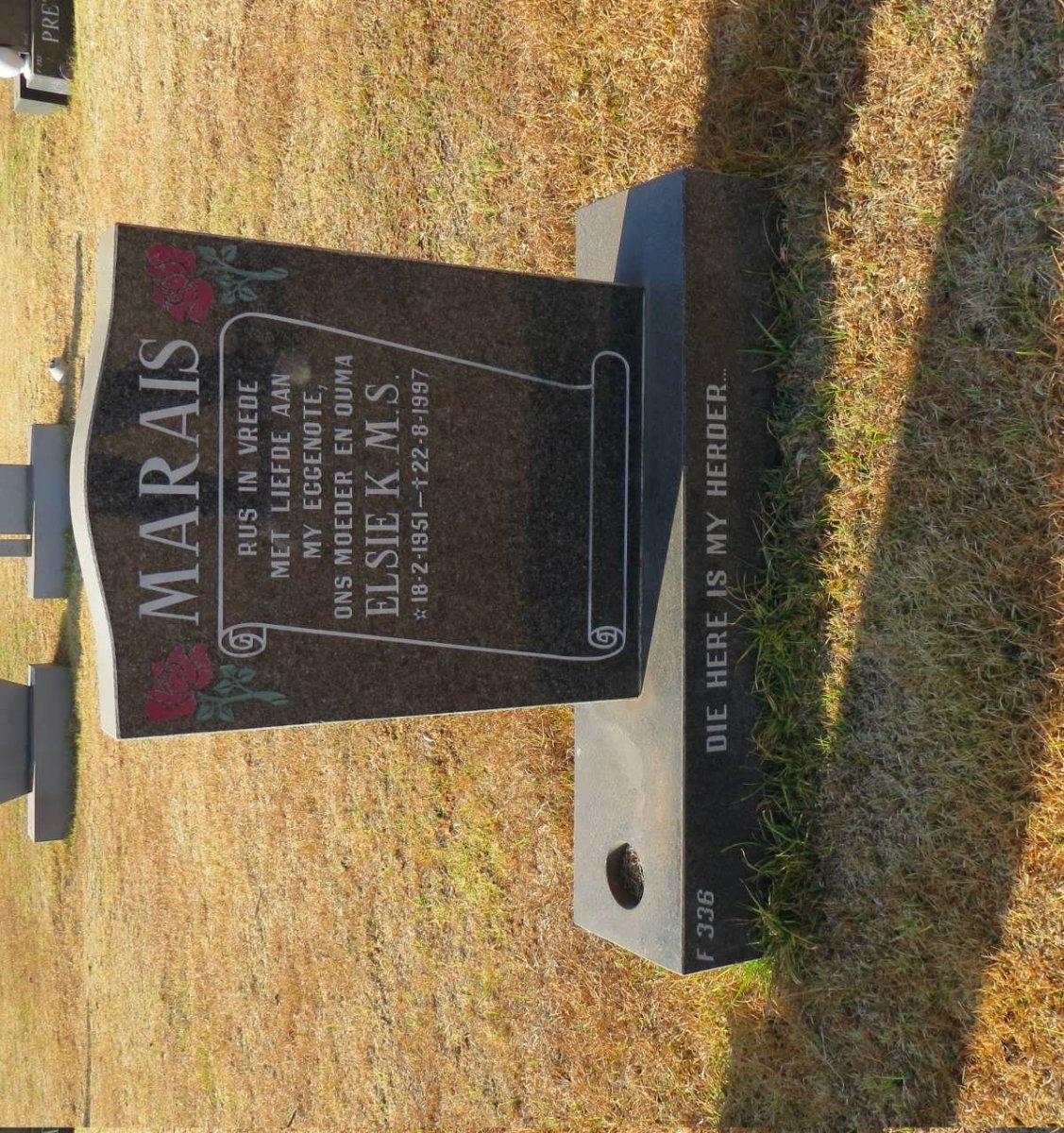 MARAIS Elsie K.M.S. 1951-1997