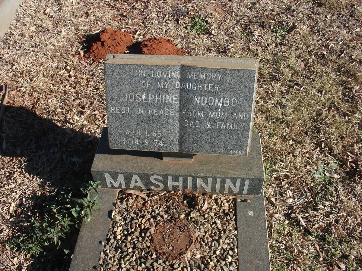 MASHININI Josephine Ndombo 1965-1974