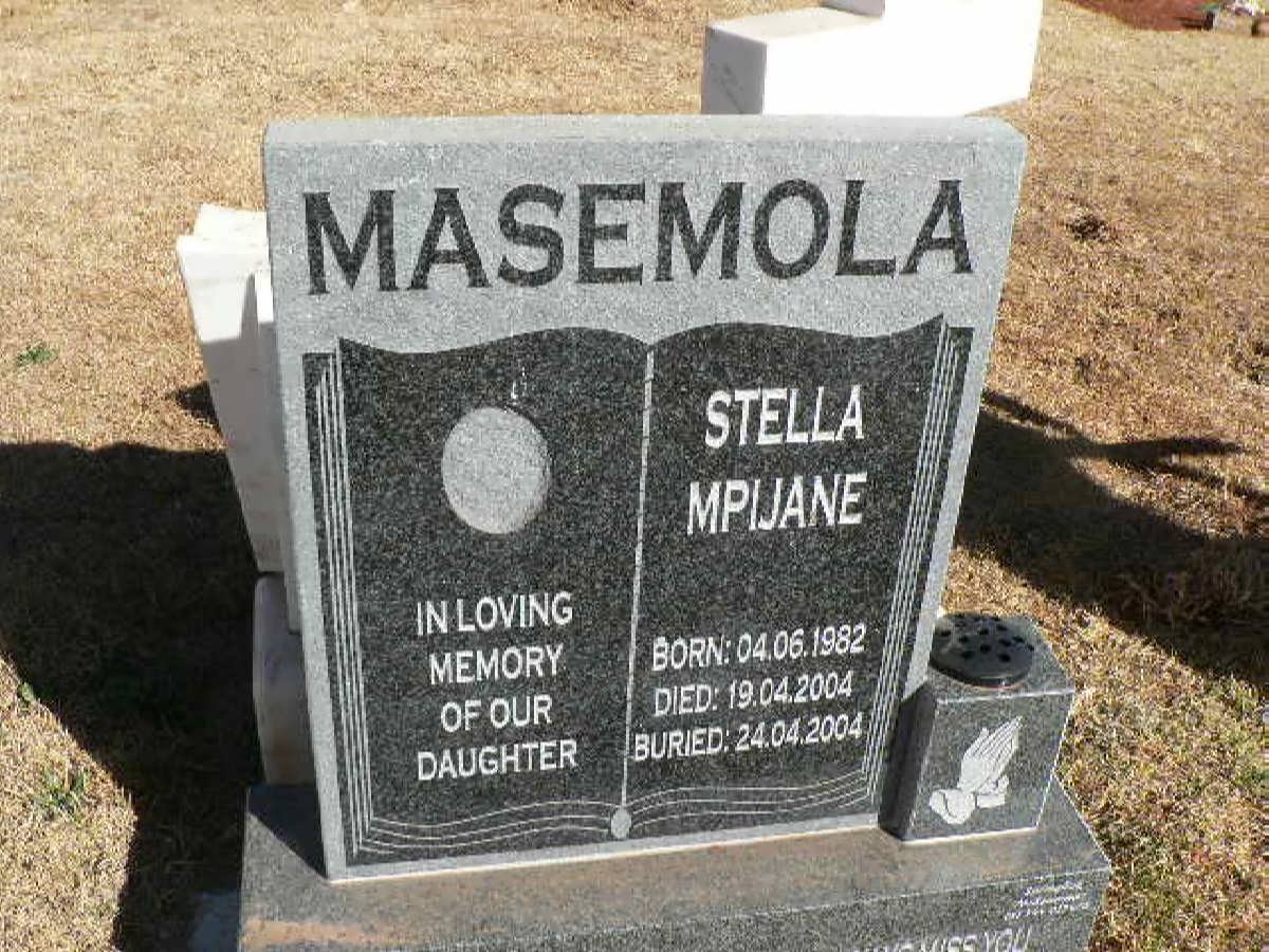 MASEMOLA Stella Mpijane 1982-2004