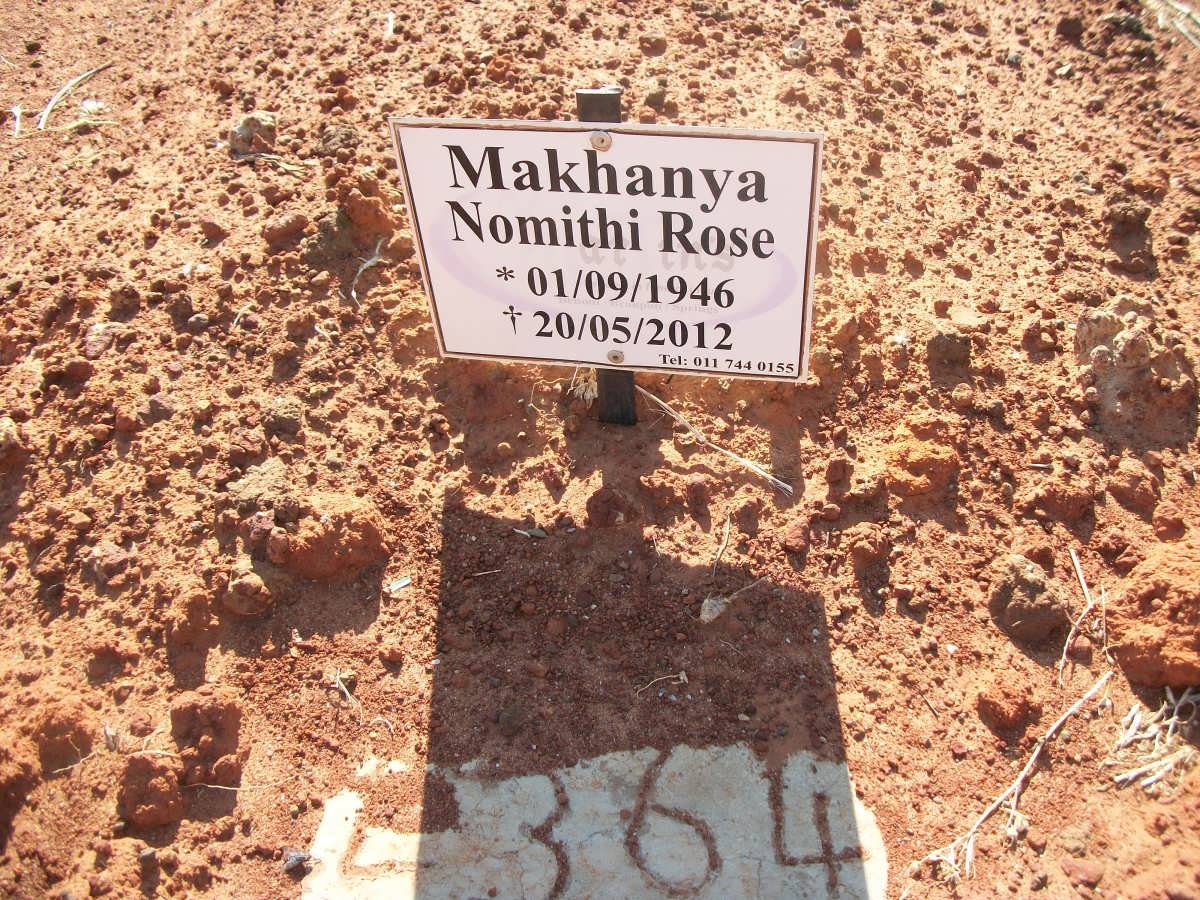 MAKHANYA Nomithi Rose 1946-2012