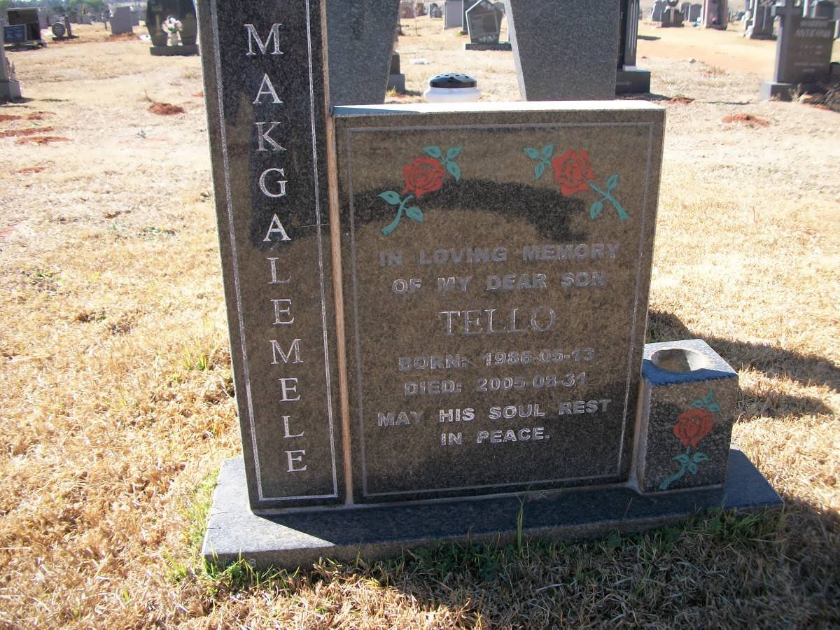 MAKGALEMELE Tello 1986-2005