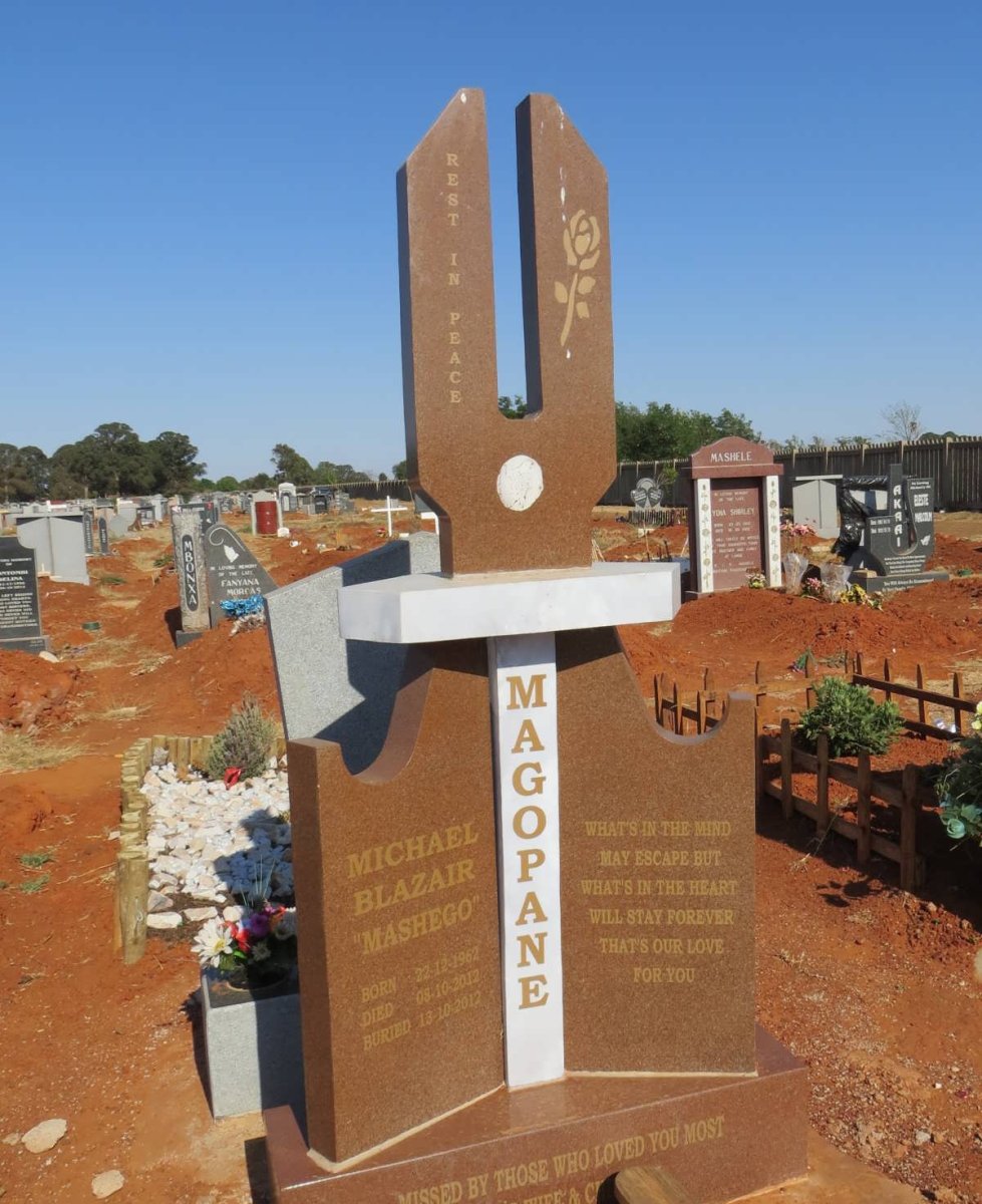 MAGOPANE Michael Blazair 1962-2012