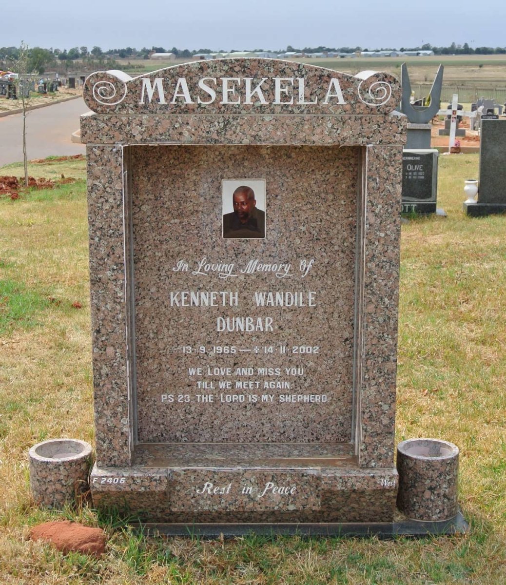 MASEKELA Kenneth Wandile Dunbar 1965-2002