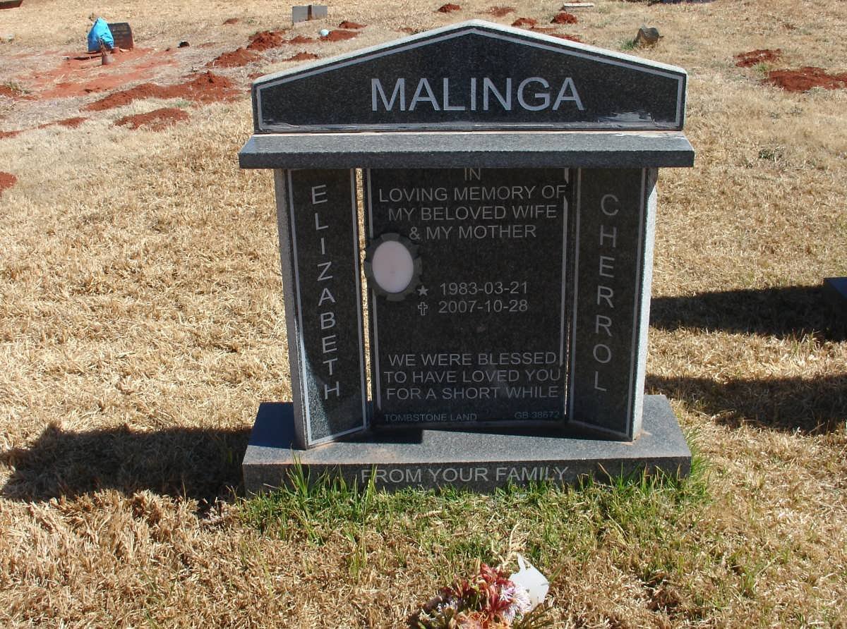 MALINGA Elizabeth Cherrol 1983-2007