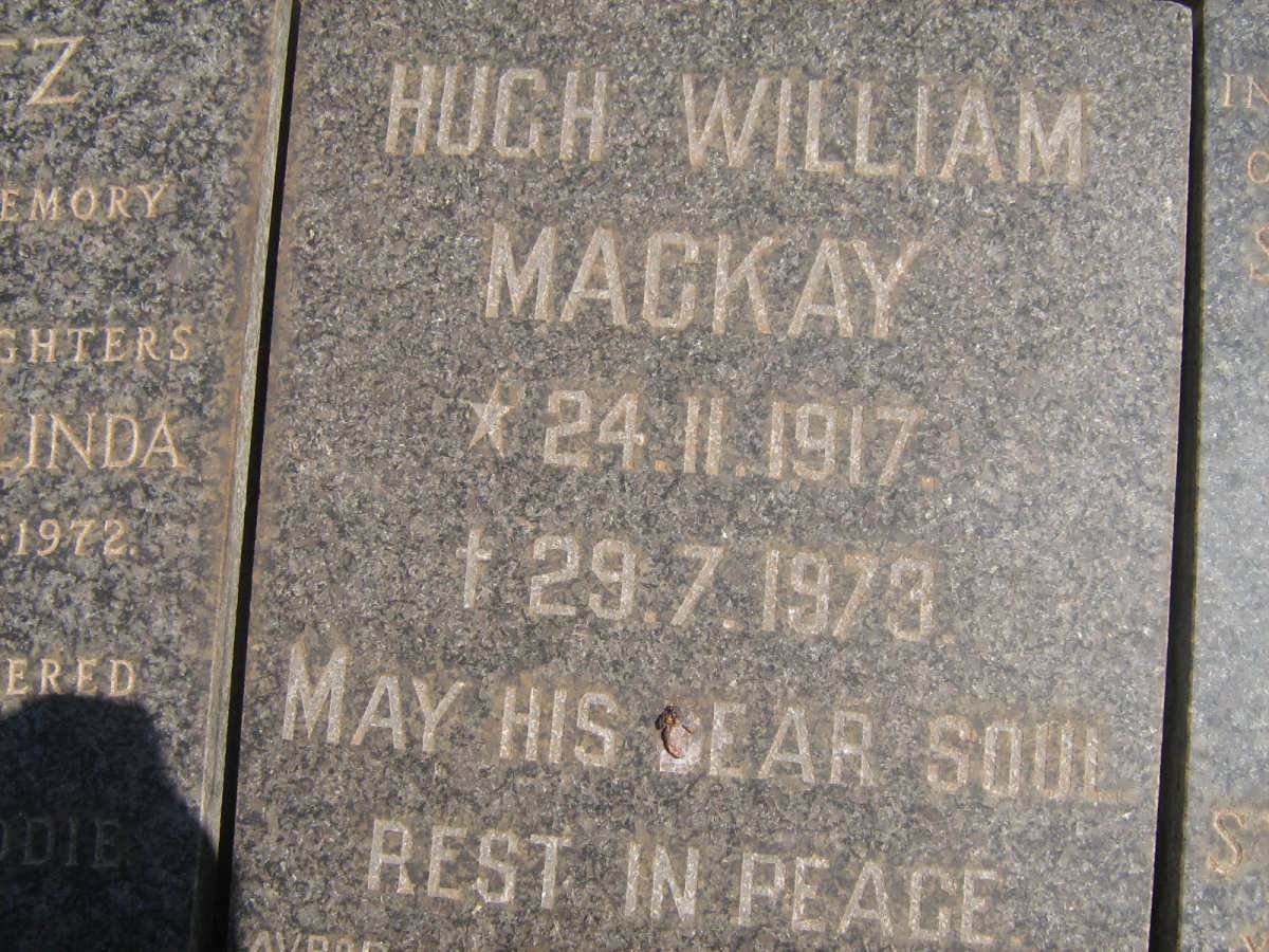 MACKAY Hugh William 1917-1973