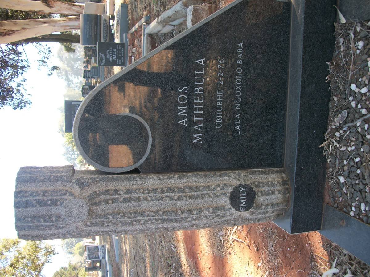 MATHEBULA Amos -1976
