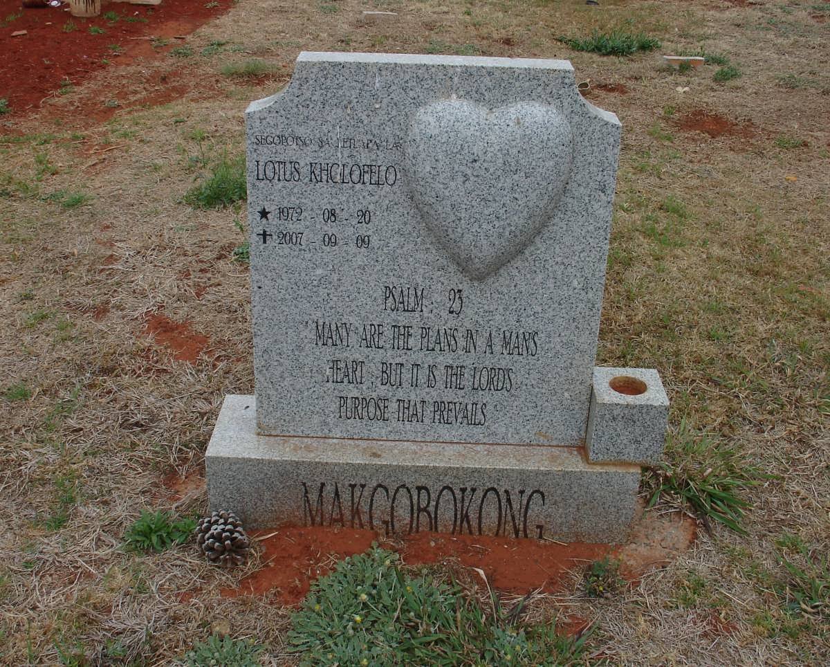 MAKGOBOKONG Loius Khglofelo 1972-2007