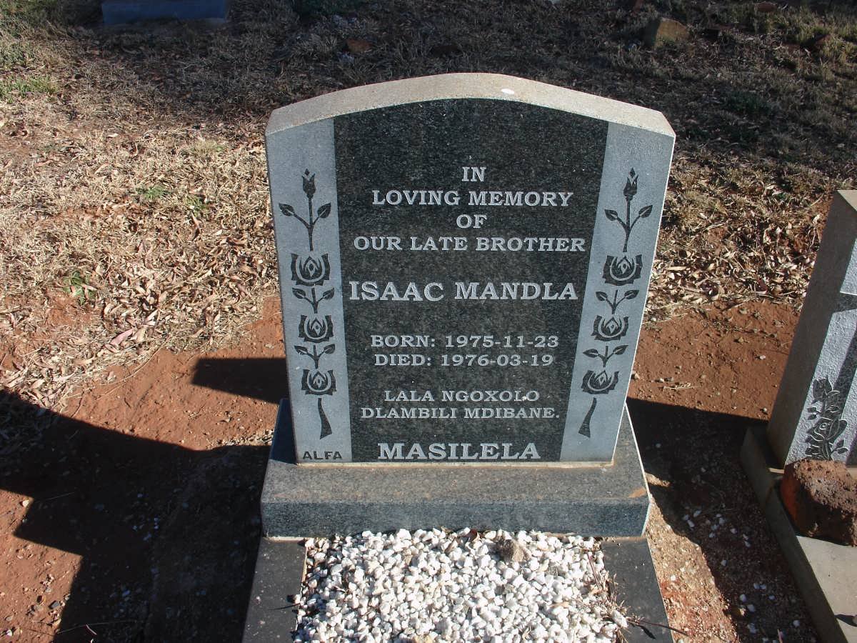 MASILELA Isaac 1975-1976