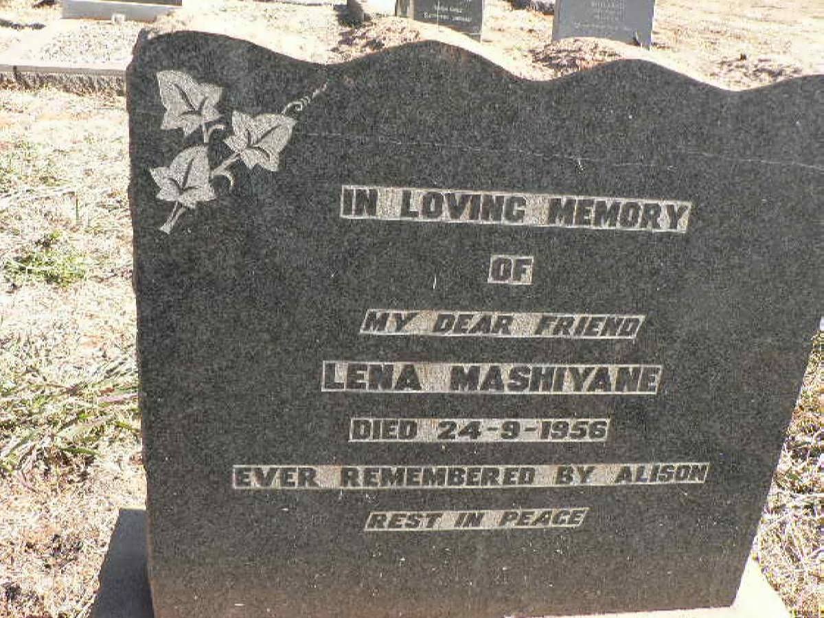 MASHIYNE Lena -1956