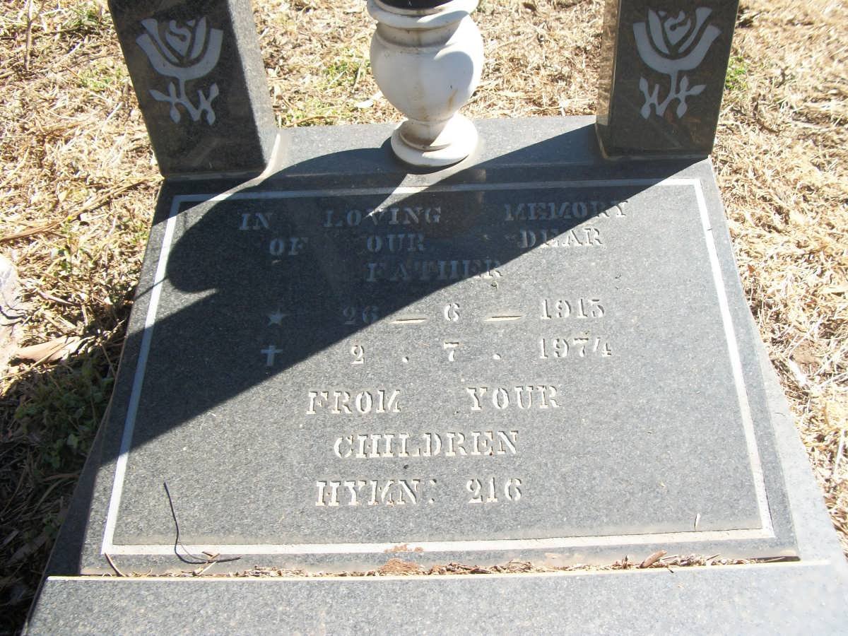 MADUMO Freddy Makgolane 1913-1974