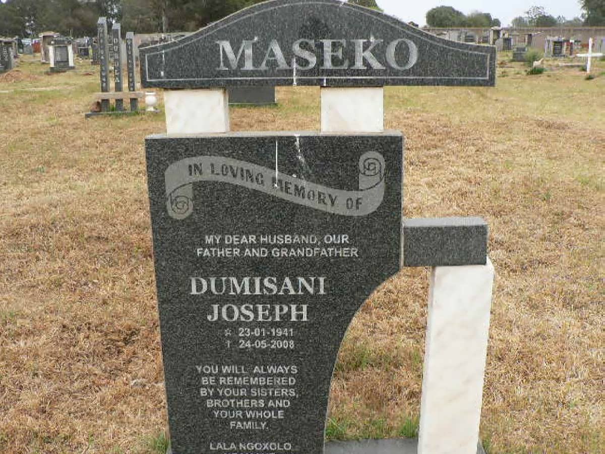 MASEKO Dumisani Joseph 1941-2008