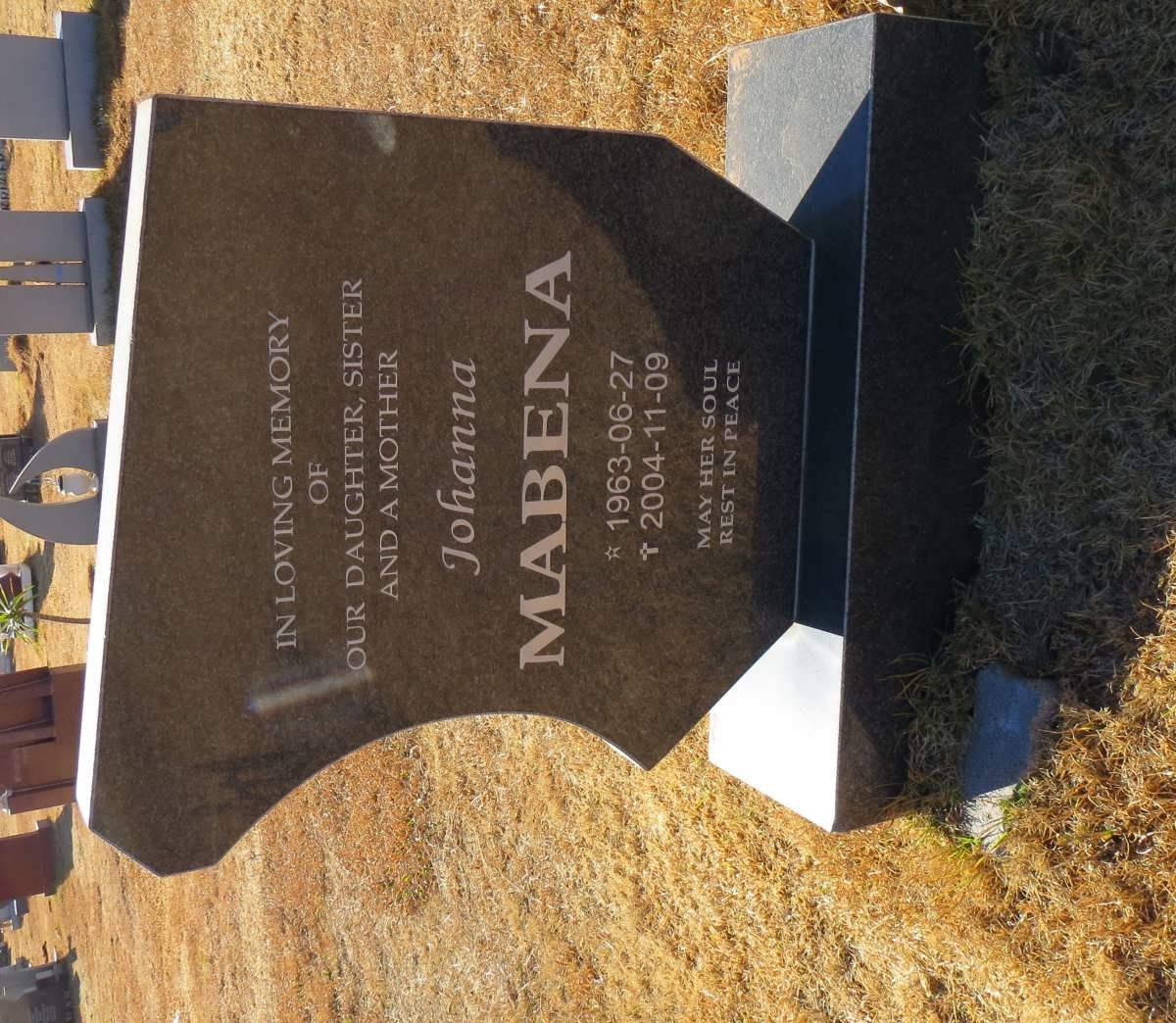 MABENA Johanna 1963-2004