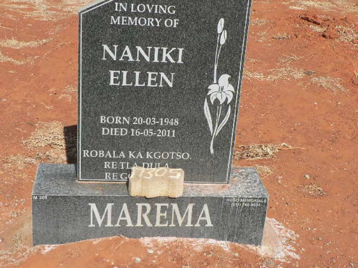 MAREMA Naniki Ellen 1948-2011
