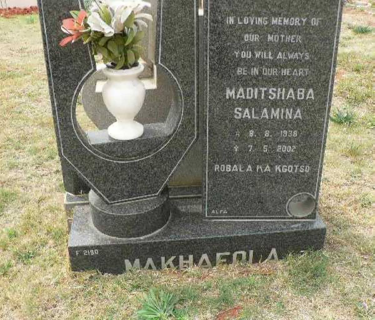 MAKHAEOLA Maditshaba Salamina 1938-2002