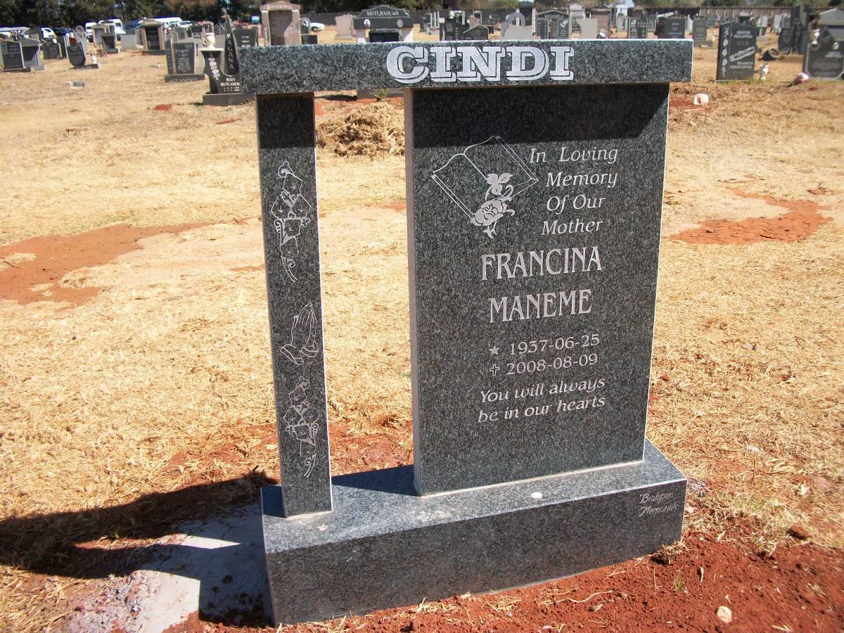 MANEME Francina 1937-2008