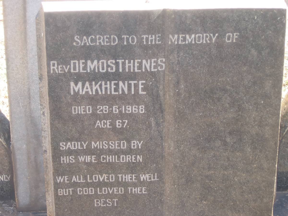 MAKHENTE Demosthenes -1968